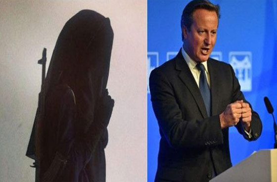  صورة رقم 2 - راس كاميرون.. مطلوب لبريطانية مجاهدة في صفوف داعش!!